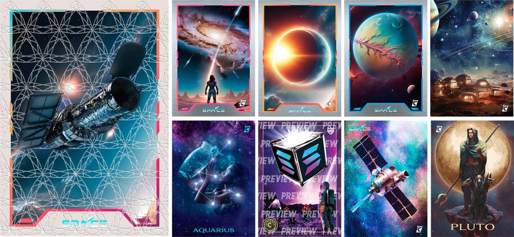 Cardsmiths Space Trading Cards: The Full Gemstone Refractor™ Lineup ...